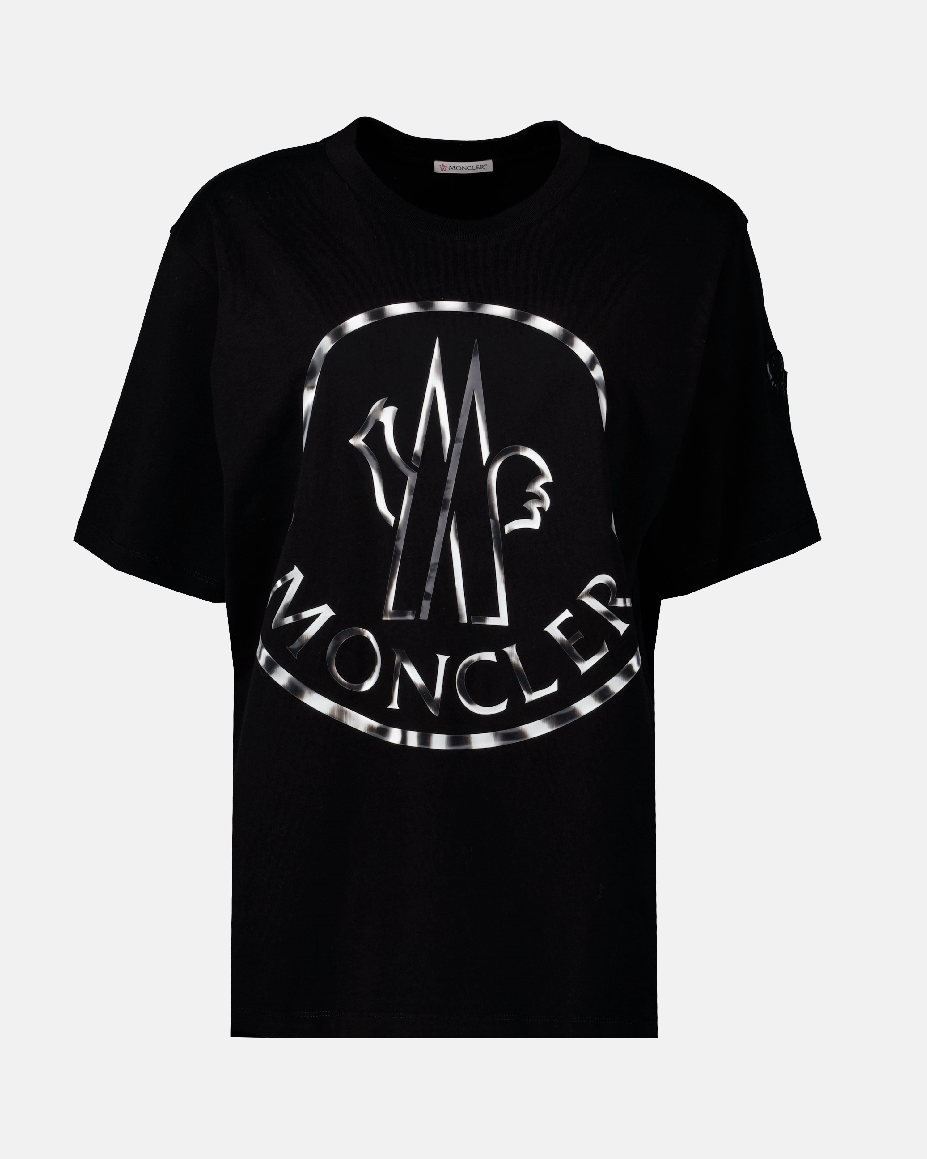 Metallisches Logo T-Shirt