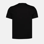 Camisetas T-shirt à logo triangle Prada Negro Homme