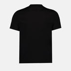 Camisetas T-shirt à logo triangle Prada Negro Homme
