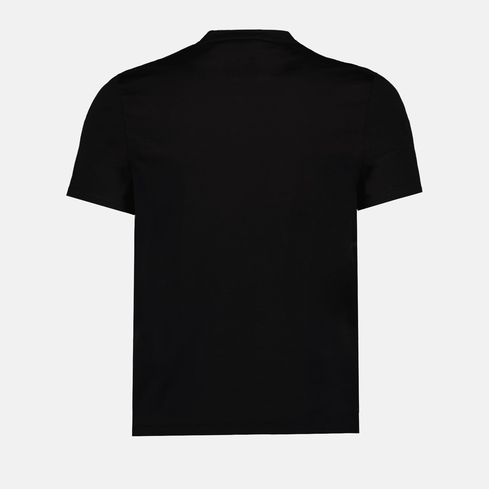 Camisetas T-shirt à logo triangle Prada Negro Homme