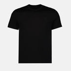 Camisetas T-shirt à logo triangle Prada Negro Homme