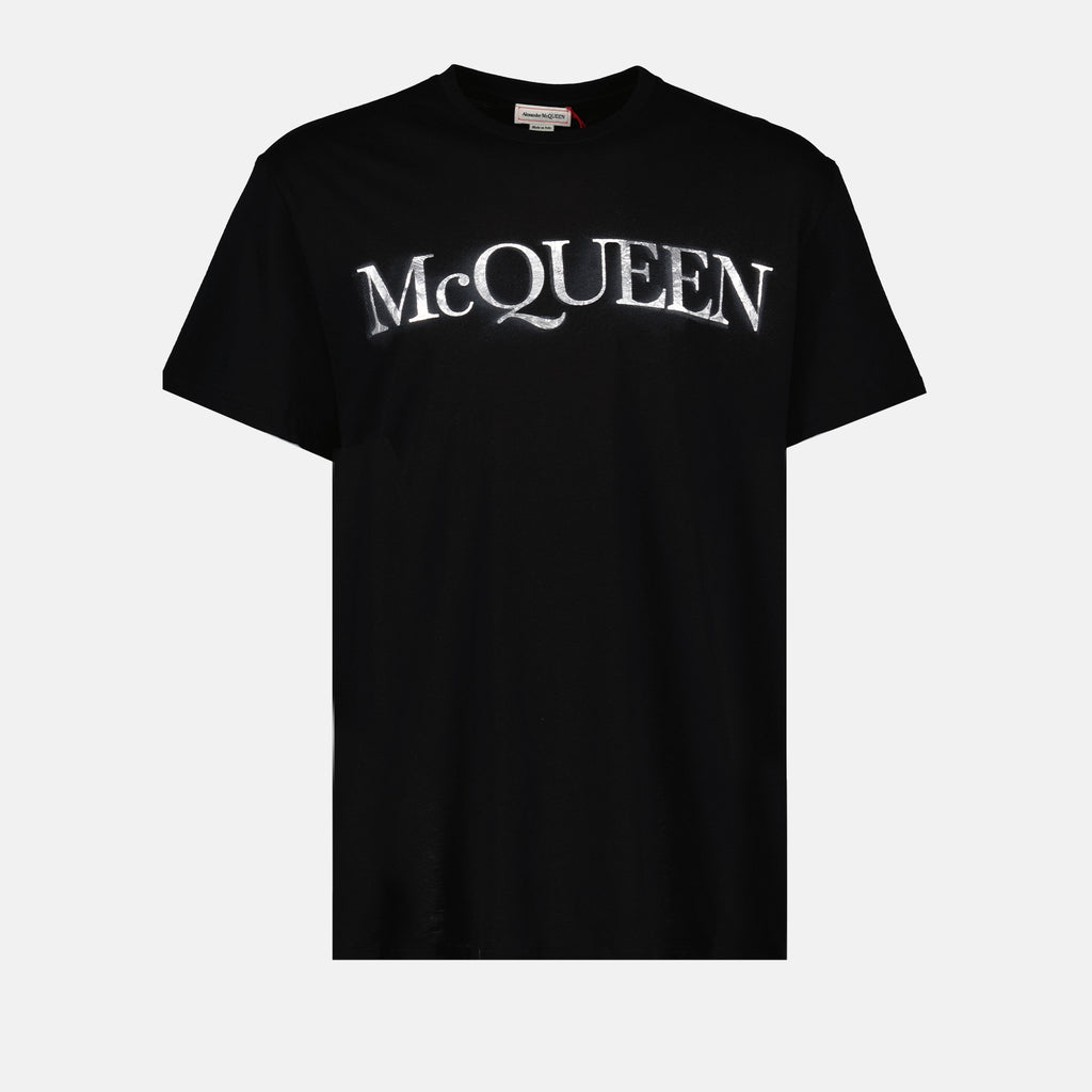 Camisetas T-shirt à logo Alexander McQueen Preto Homme