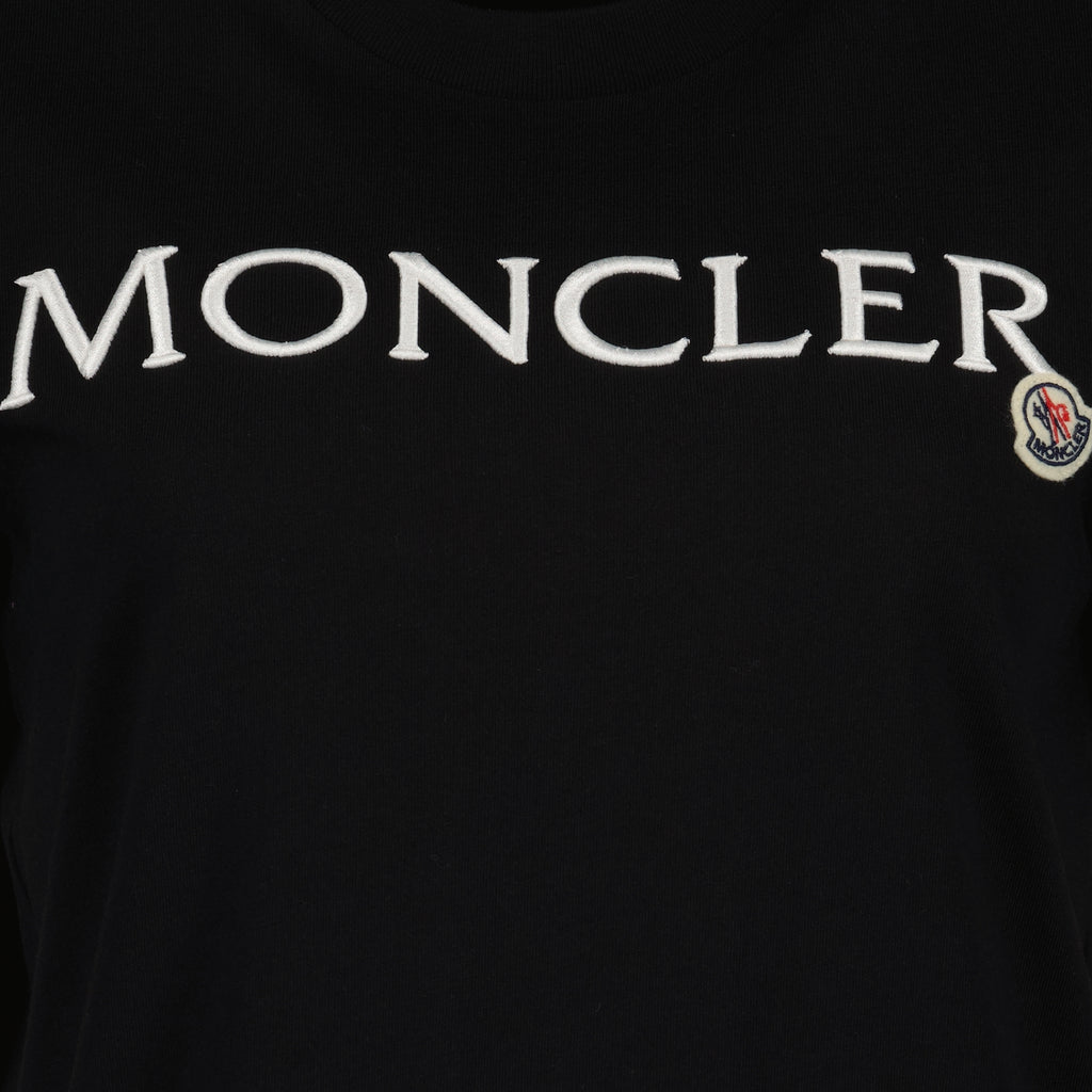 T-shirts T-shirt à logo Moncler Noir Femme