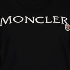 T-shirts T-shirt à logo Moncler Noir Femme