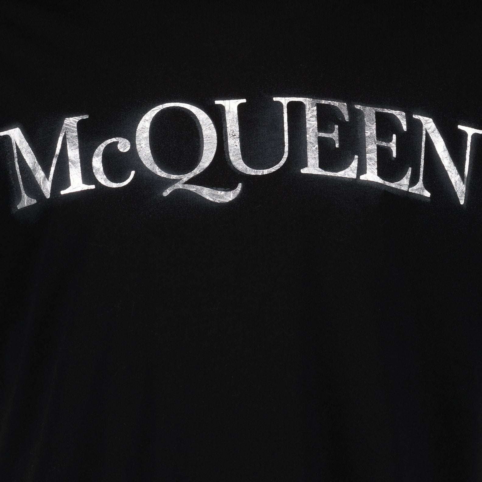 Camisetas T-shirt à logo Alexander McQueen Preto Homme