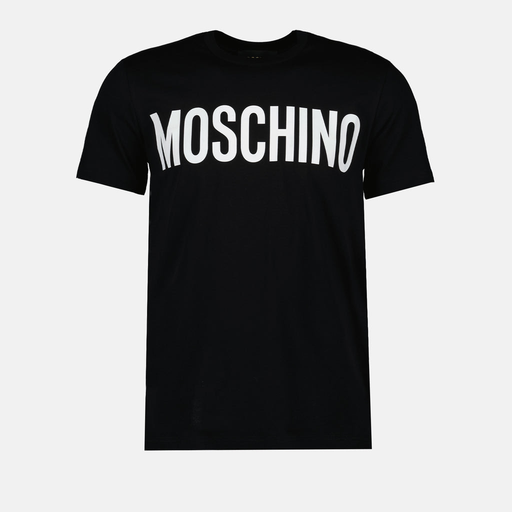 T-shirts Logo T-shirt Moschino Black Man