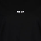 Camisetas T-shirt à logo MSGM Preto Femme
