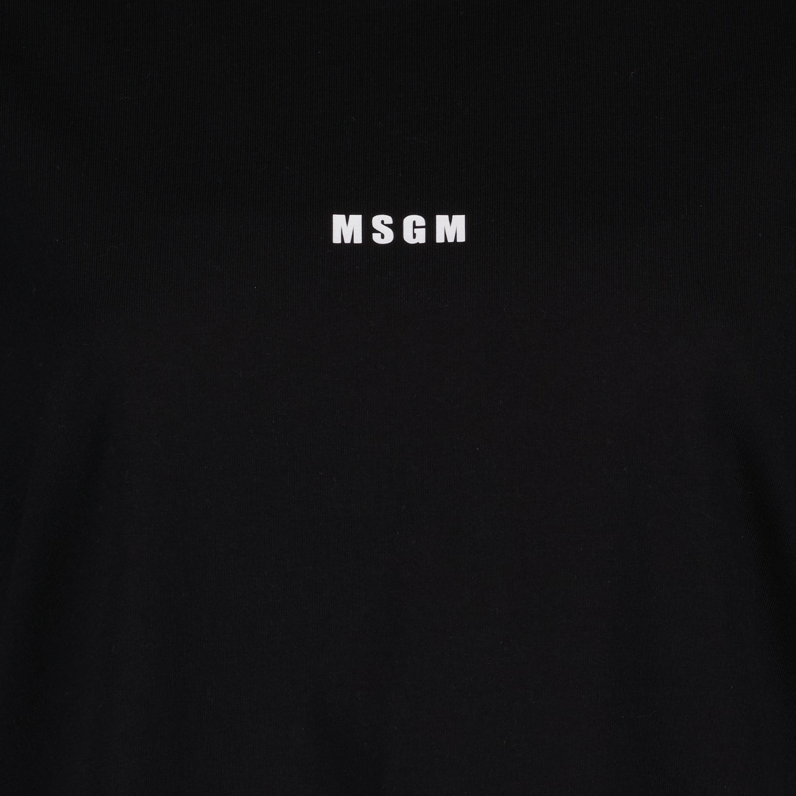 Camisetas T-shirt à logo MSGM Preto Femme