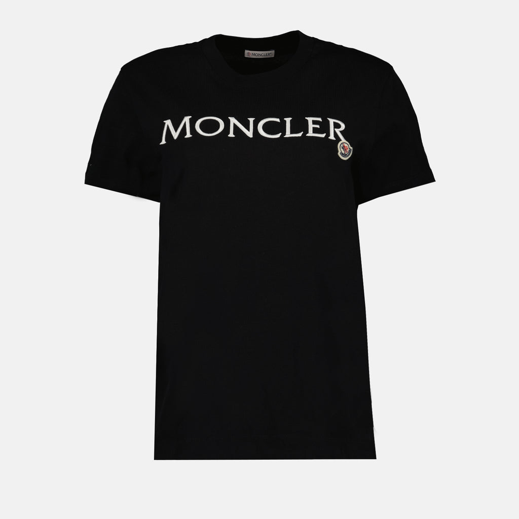 T-shirts T-shirt à logo Moncler Noir Femme