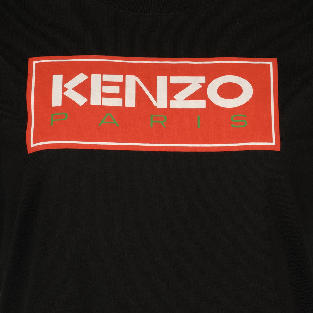 T-Shirts T-shirt à logo Kenzo Schwarz Femme