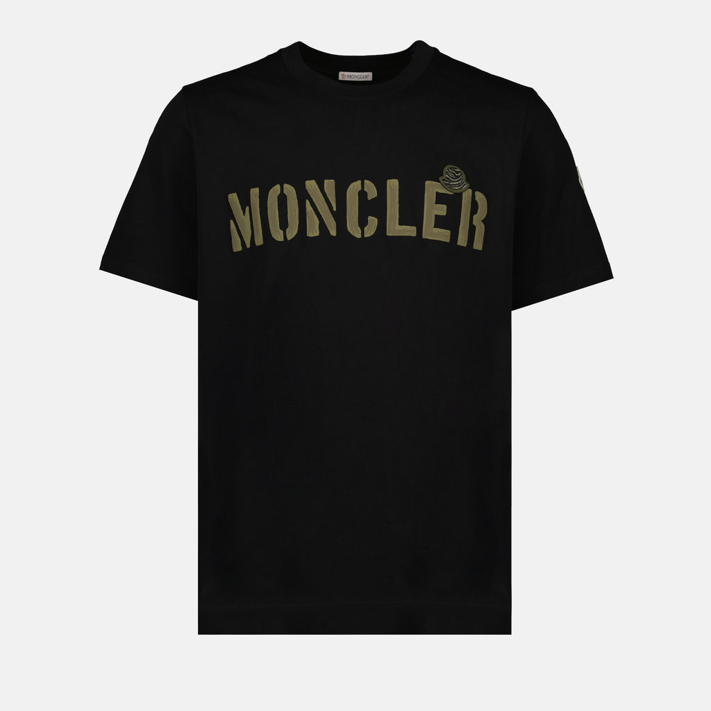 티셔츠 T-shirt à logos Moncler 검은색 Homme