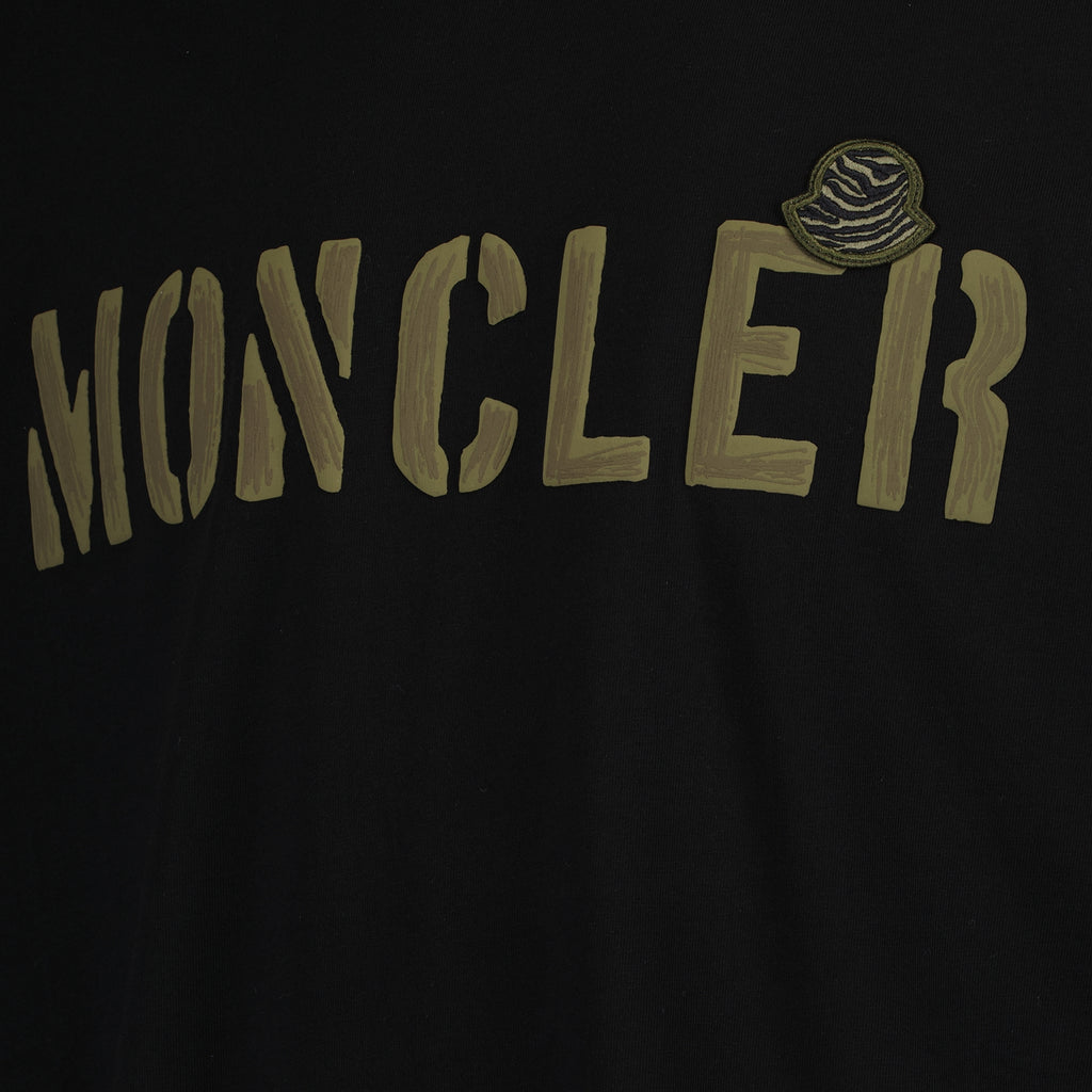 티셔츠 T-shirt à logos Moncler 검은색 Homme