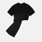 Camisetas T-shirt com Nó Alexander McQueen Preto Femme