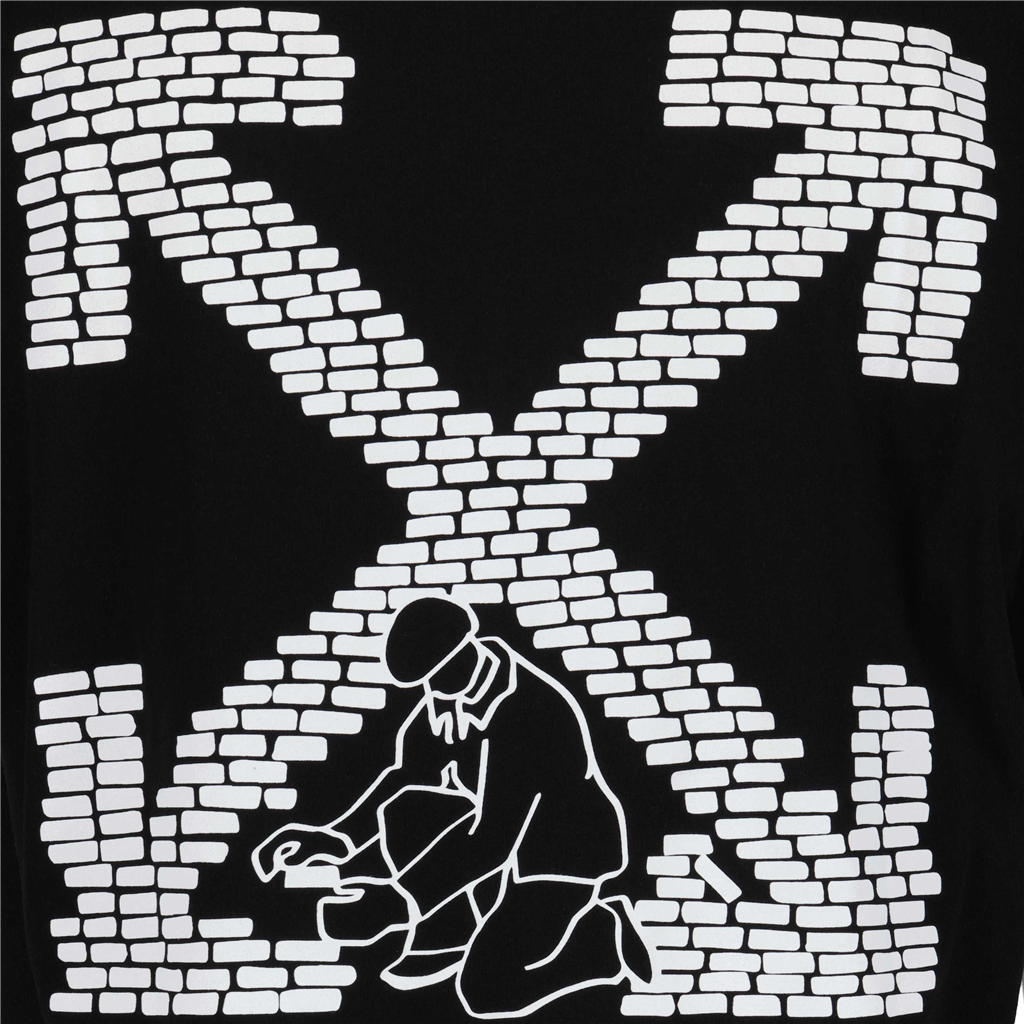 Camisetas T-shirt Arrow bricks Off-White Negro Homme