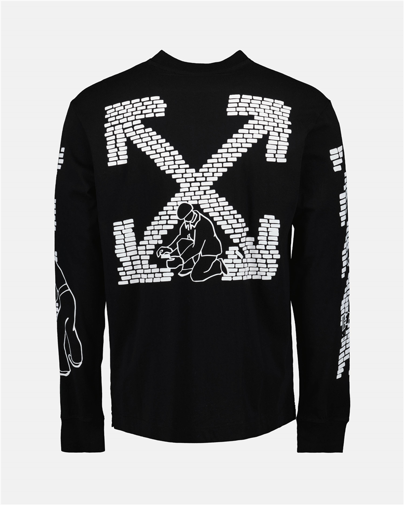 Camisetas T-shirt Arrow bricks Off-White Negro Homme