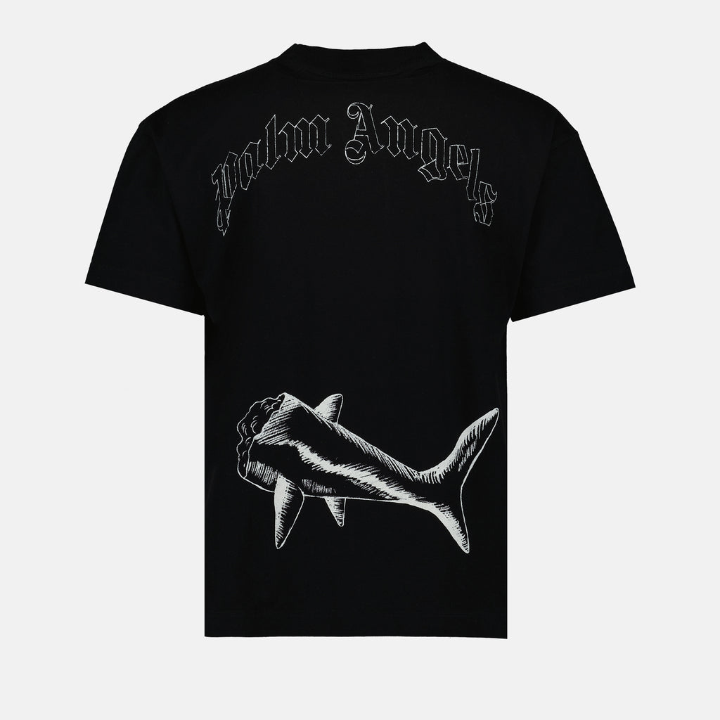 Camisetas T-shirt Broken Shark Palm Angels Preto Homme