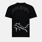 Camisetas T-shirt Broken Shark Palm Angels Preto Homme