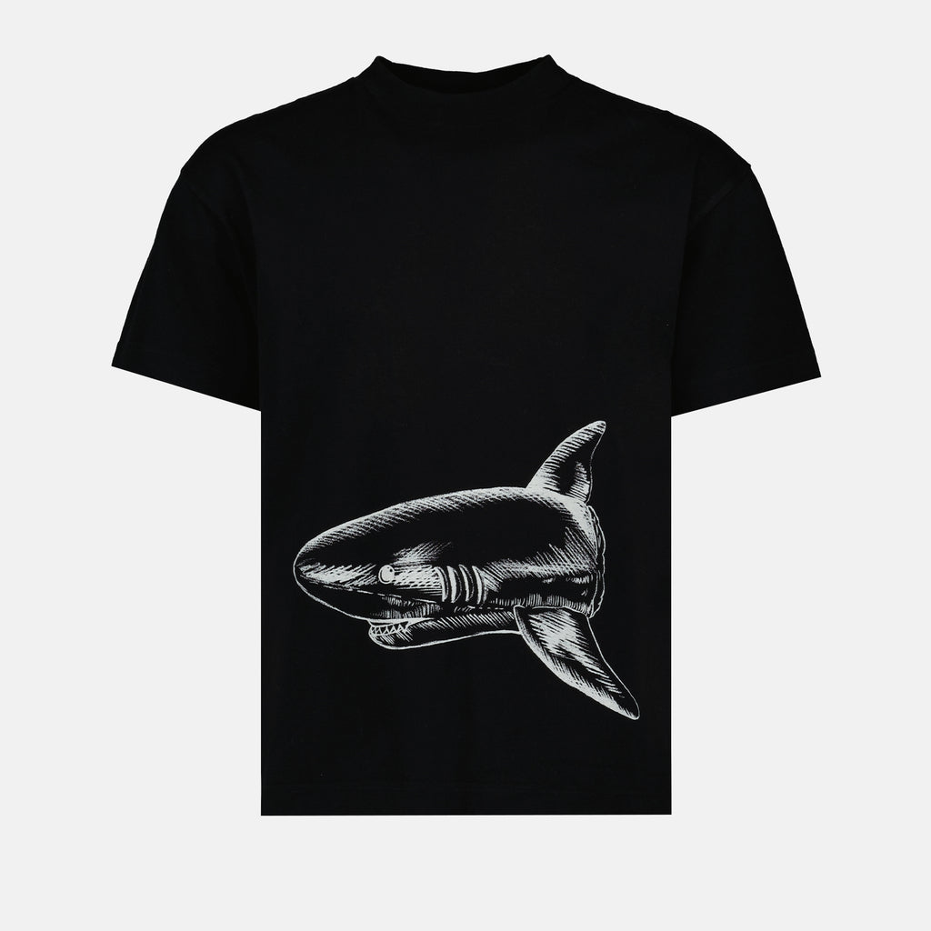 Camisetas T-shirt Broken Shark Palm Angels Preto Homme