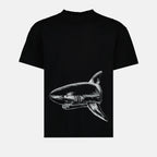 Camisetas T-shirt Broken Shark Palm Angels Preto Homme