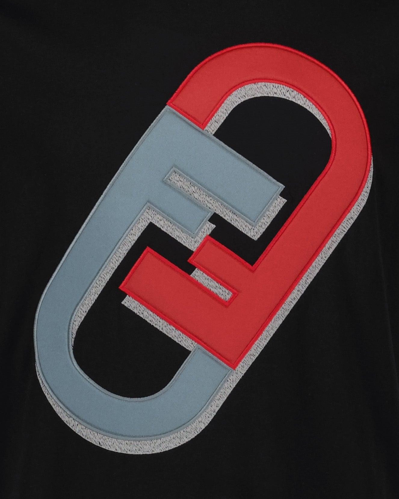 T-shirts T-shirt FF 3D Fendi Noir Homme