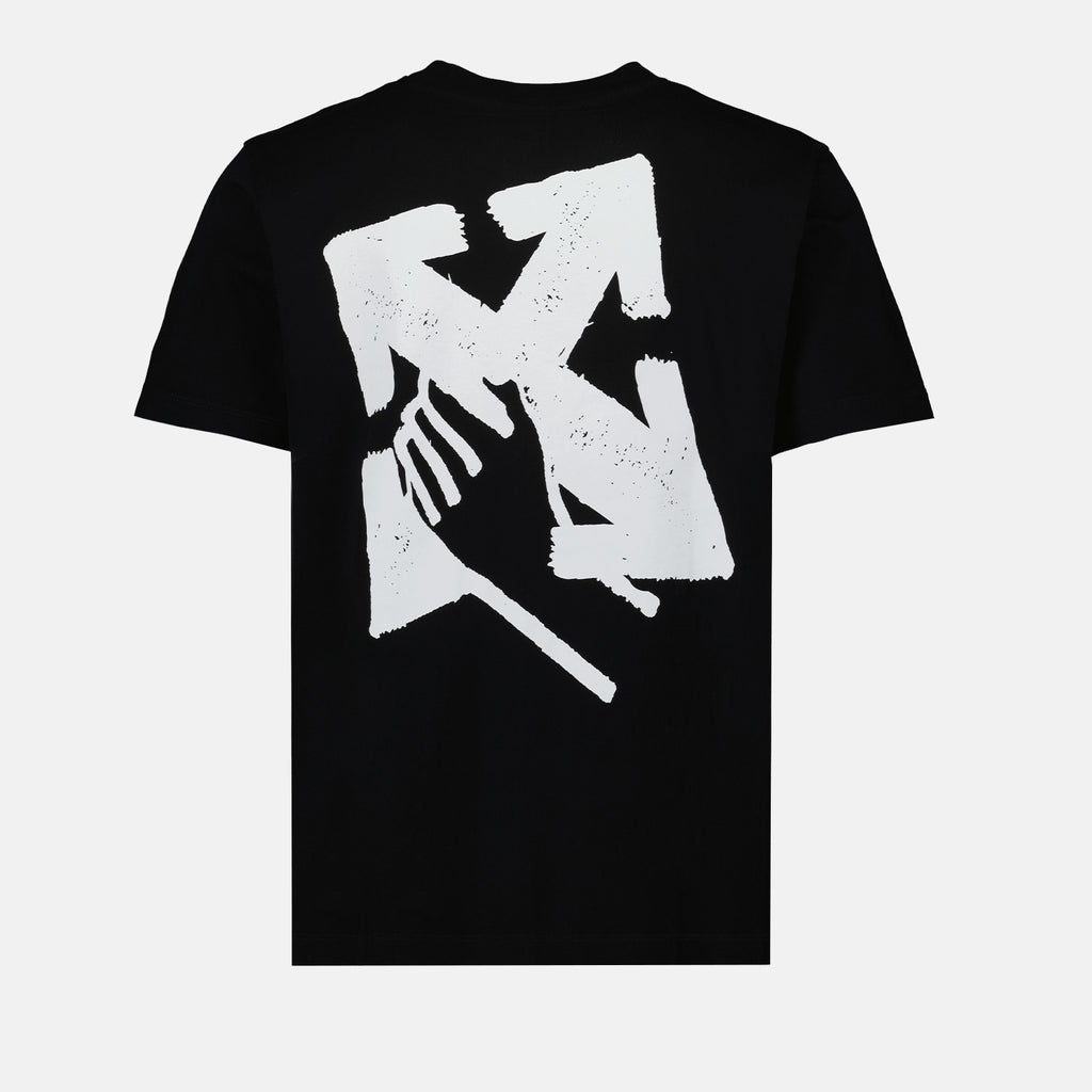 T-shirts T-shirt Hand Arrow Off-White Noir Homme