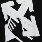 T-shirts T-shirt Hand Arrow Off-White Noir Homme