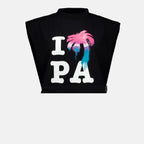 Tops T-shirt I love PA Palm Angels Noir Femme