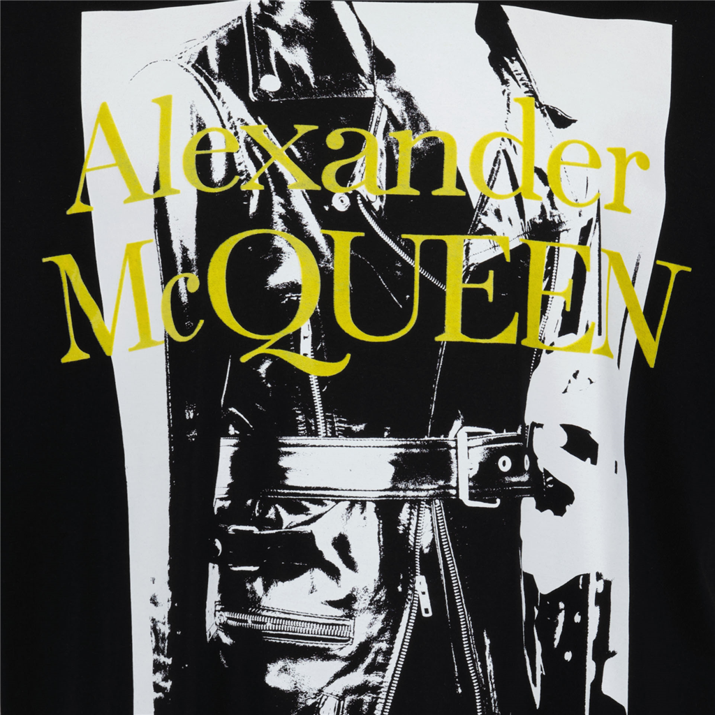 Camisetas T-shirt imprimé Alexander McQueen Preto Homme