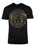 Chemises T-shirt Medusa strass Versace Noir Homme