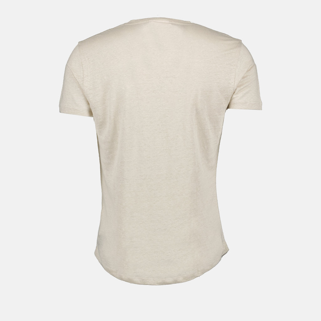 T-shirt T-shirt OB-T en lin Orlebar Brown Beige Homme