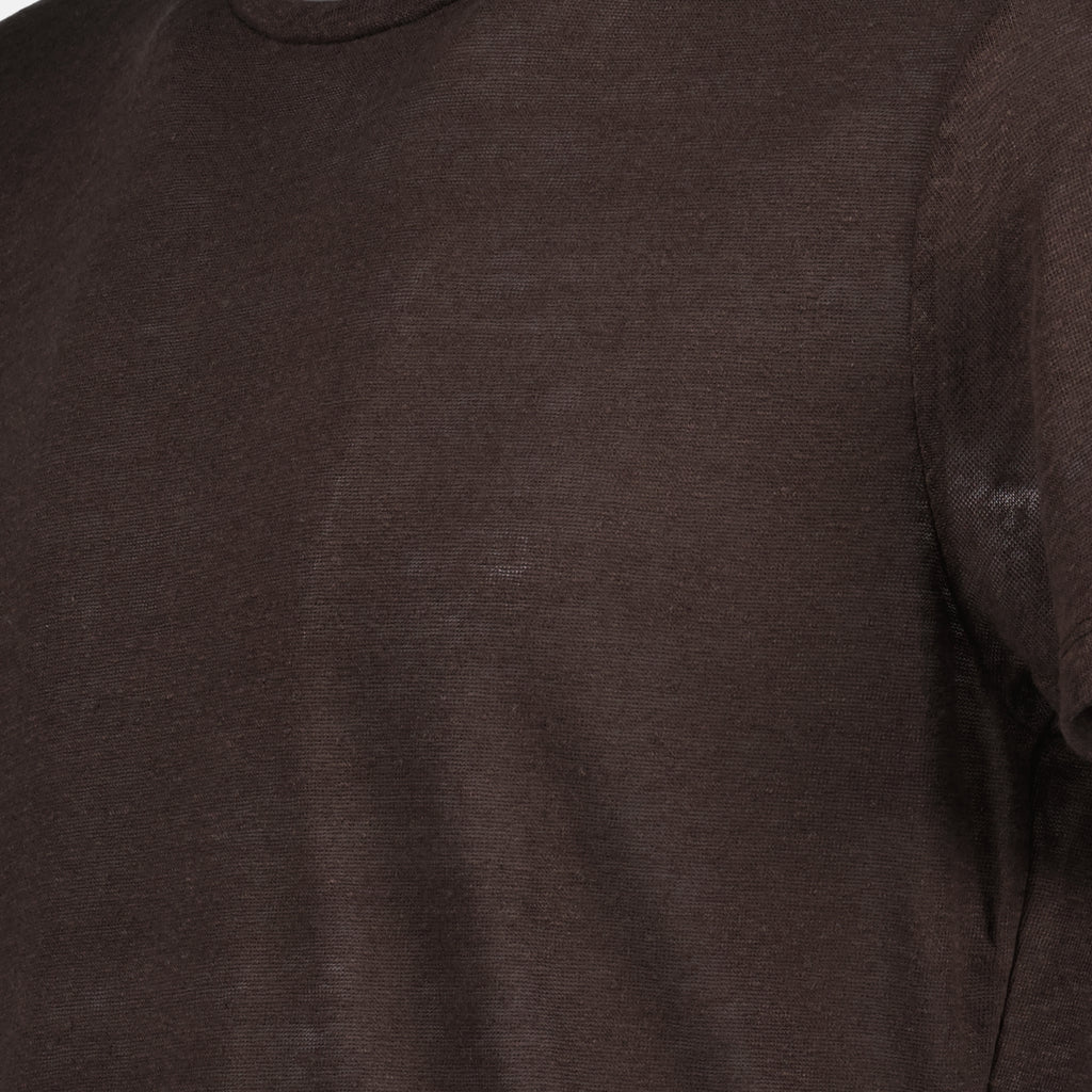 티셔츠 T-shirt OB-T en lin Orlebar Brown 갈색 Homme