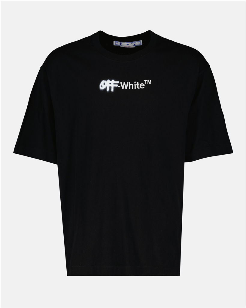 T-shirts T-shirt Off Spray Off-White Noir Homme