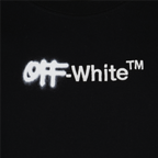 T-shirts T-shirt Off Spray Off-White Noir Homme