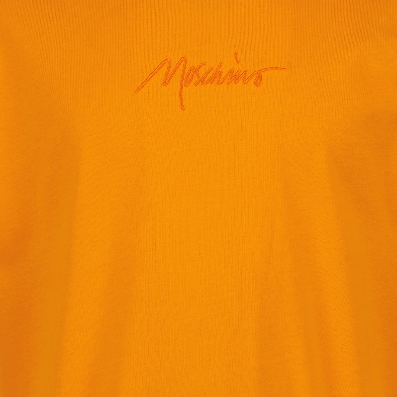 T-shirts T-shirt à logo brodé Moschino Orange Homme