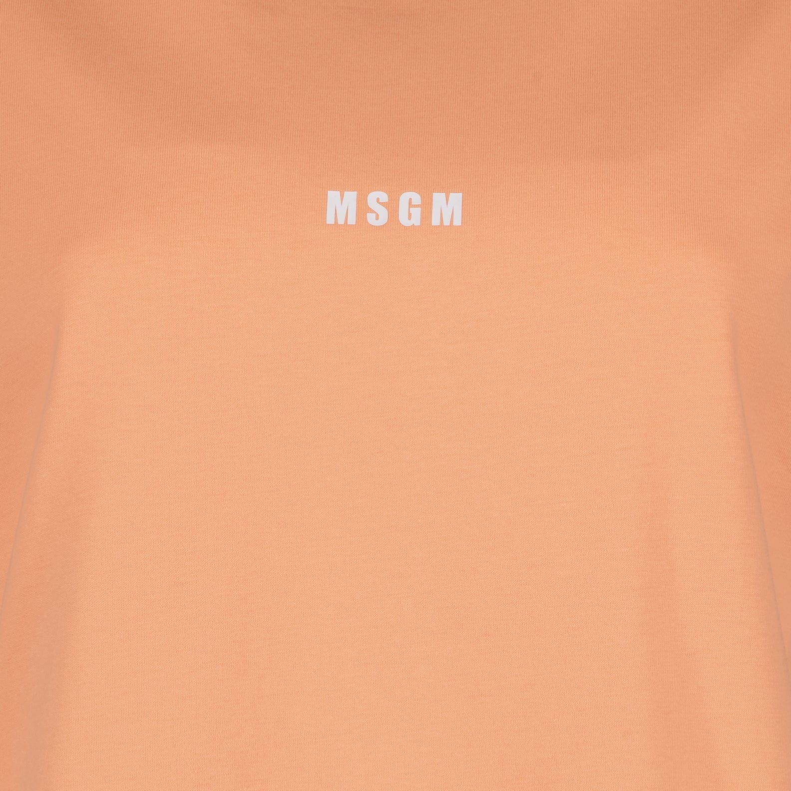 Camisetas T-shirt à logo MSGM Naranja Femme