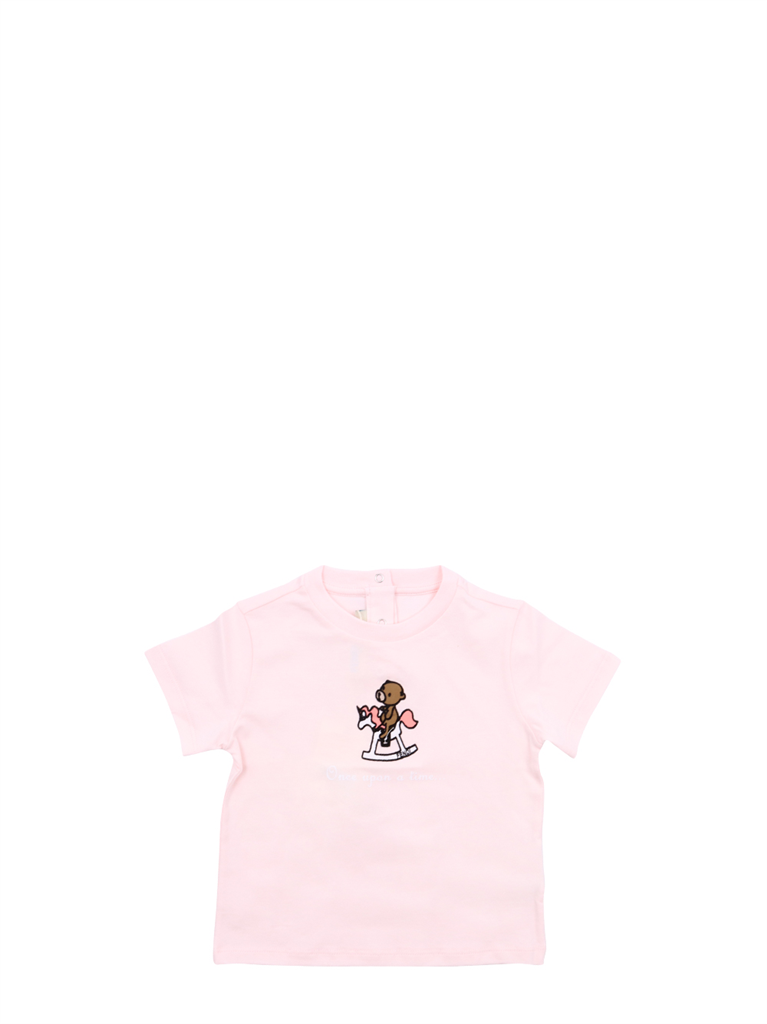 Vêtements T-shirt Ourson Fendi Rose Enfants