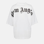 Camisetas T-shirt oversize Palm Angels Blanco Femme