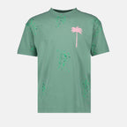 T-Shirts T-shirt painted pxp Palm Angels Grün Homme