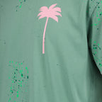 T-Shirts T-shirt painted pxp Palm Angels Grün Homme