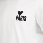 Tシャツ パリ アミ ドゥ クール Tシャツ Ami PARIS 白 ユニセックス