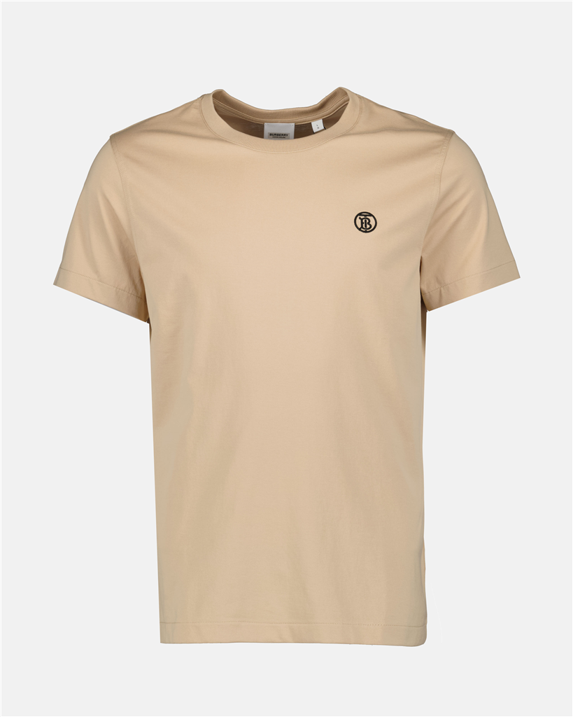 T-shirts T-shirt Parker à logo Burberry Beige Homme