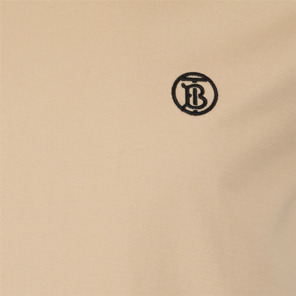 T-shirts T-shirt Parker à logo Burberry Beige Homme