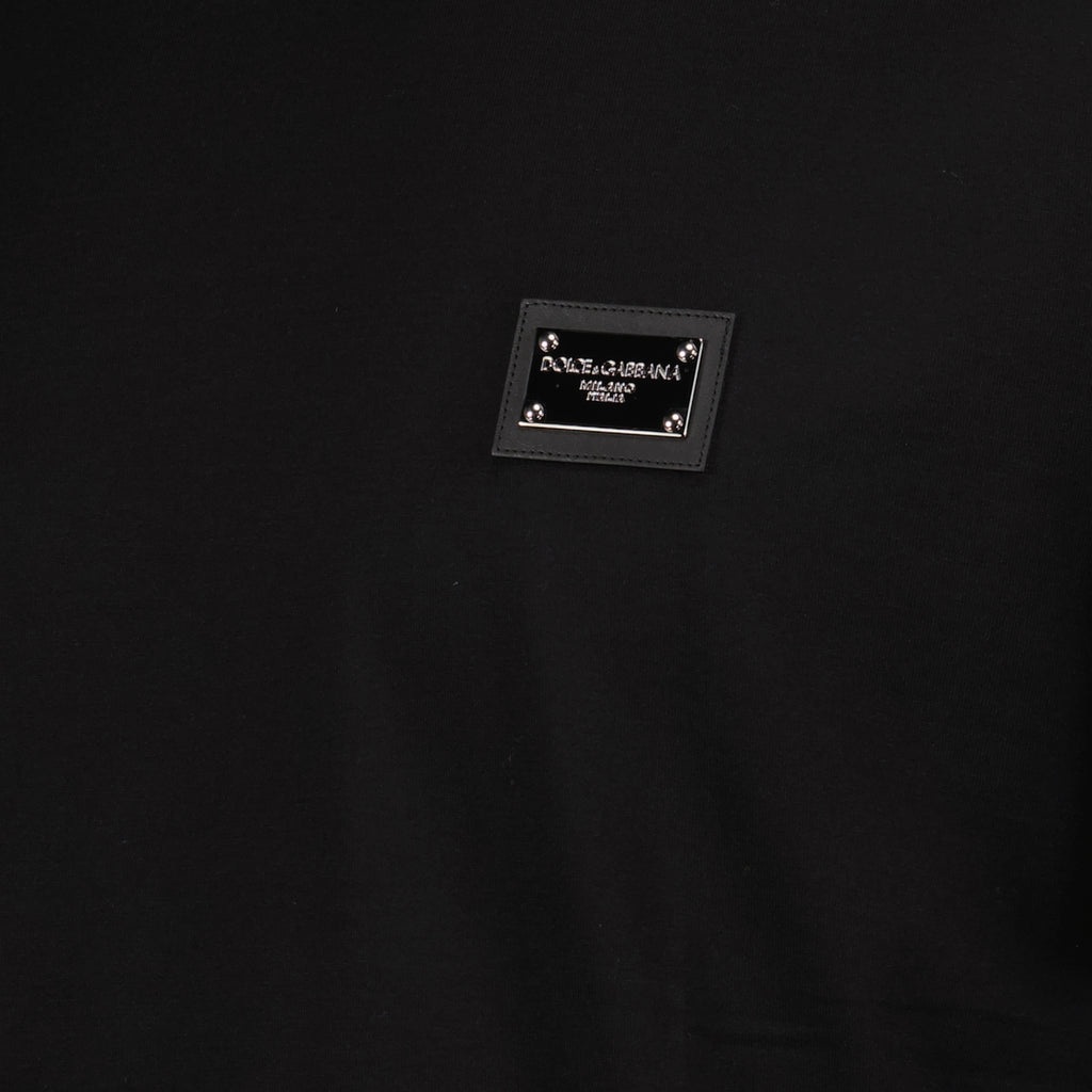 티셔츠 T-shirt plaque à logo Dolce & Gabbana 검은색 Homme