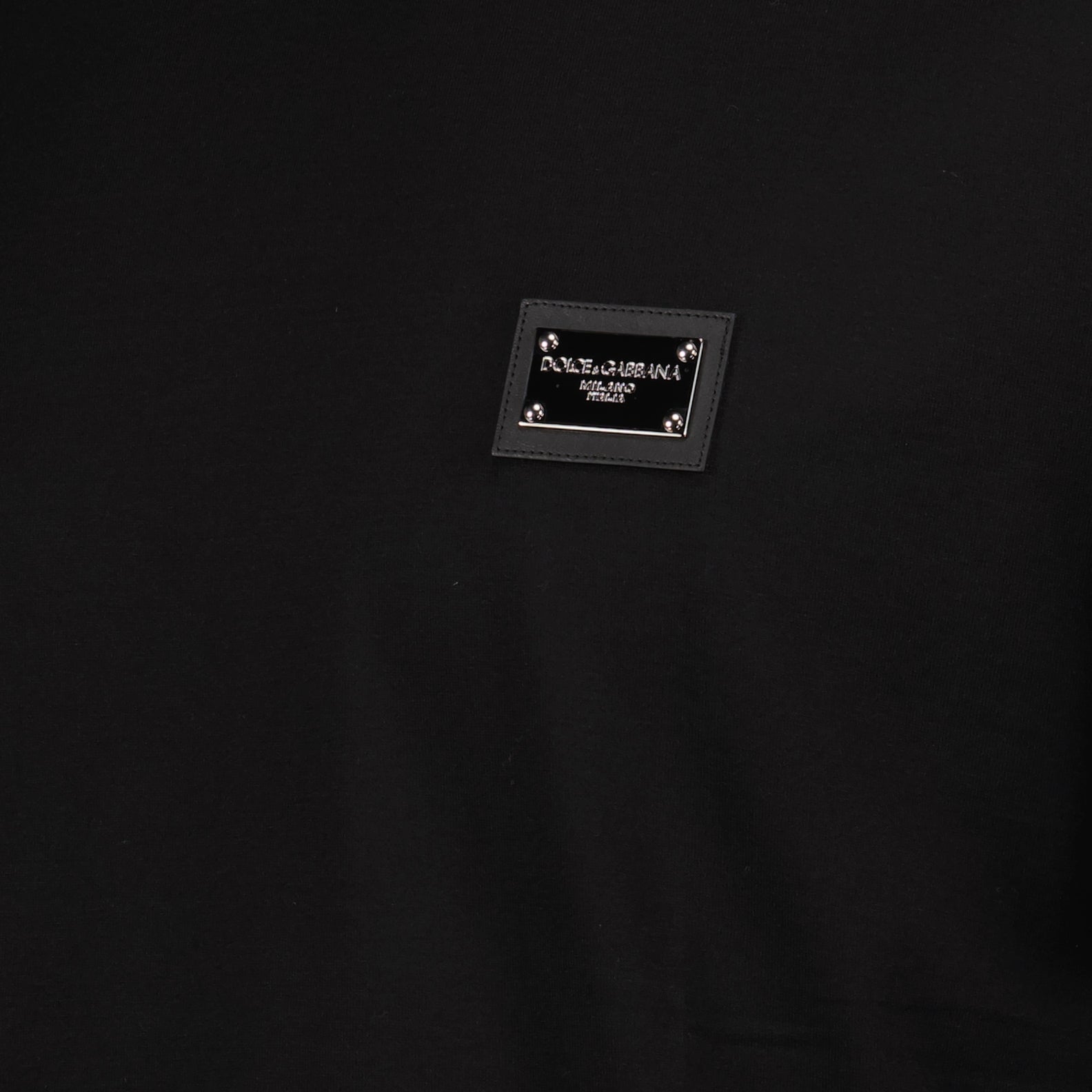 티셔츠 T-shirt plaque à logo Dolce & Gabbana 검은색 Homme
