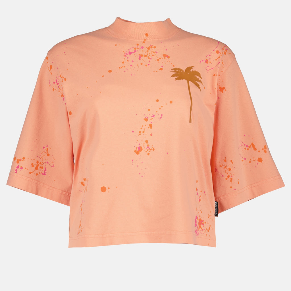 Camisetas T-shirt PXP painted Palm Angels Laranja Femme