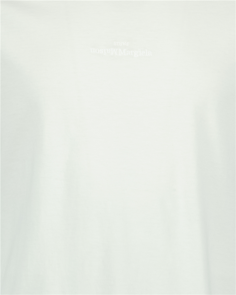 T-Shirts T-shirt reverse logo Blanc Maison Margiela Weiß Homme