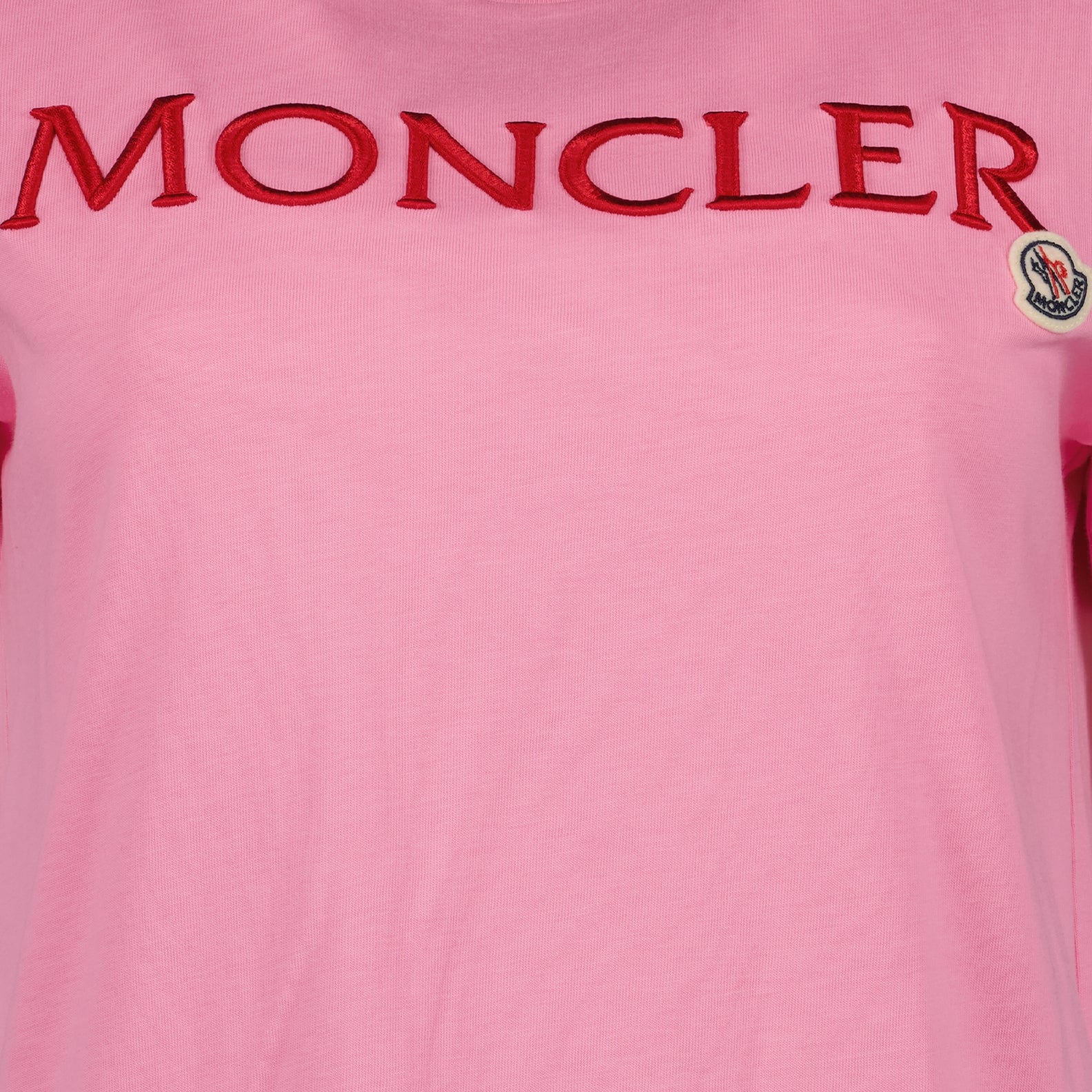 T-shirts T-shirt à logo Moncler Rose Femme