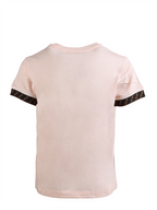 Vestuário T-shirt FF Fendi Rosa Crianças