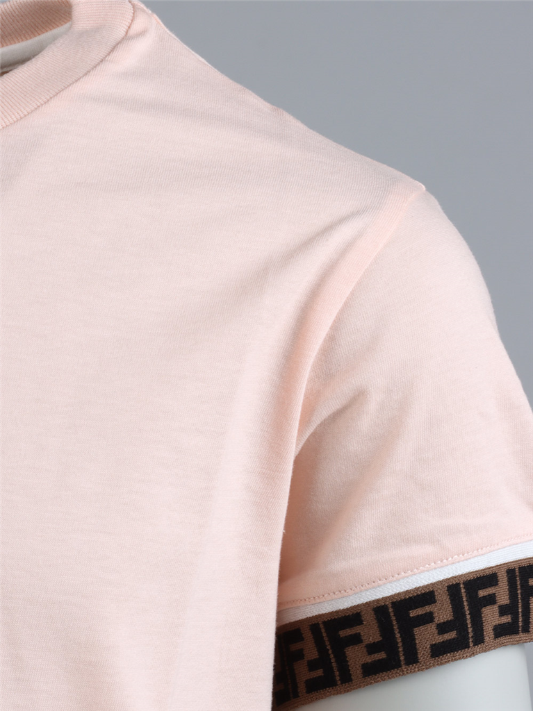 Vestuário T-shirt FF Fendi Rosa Crianças