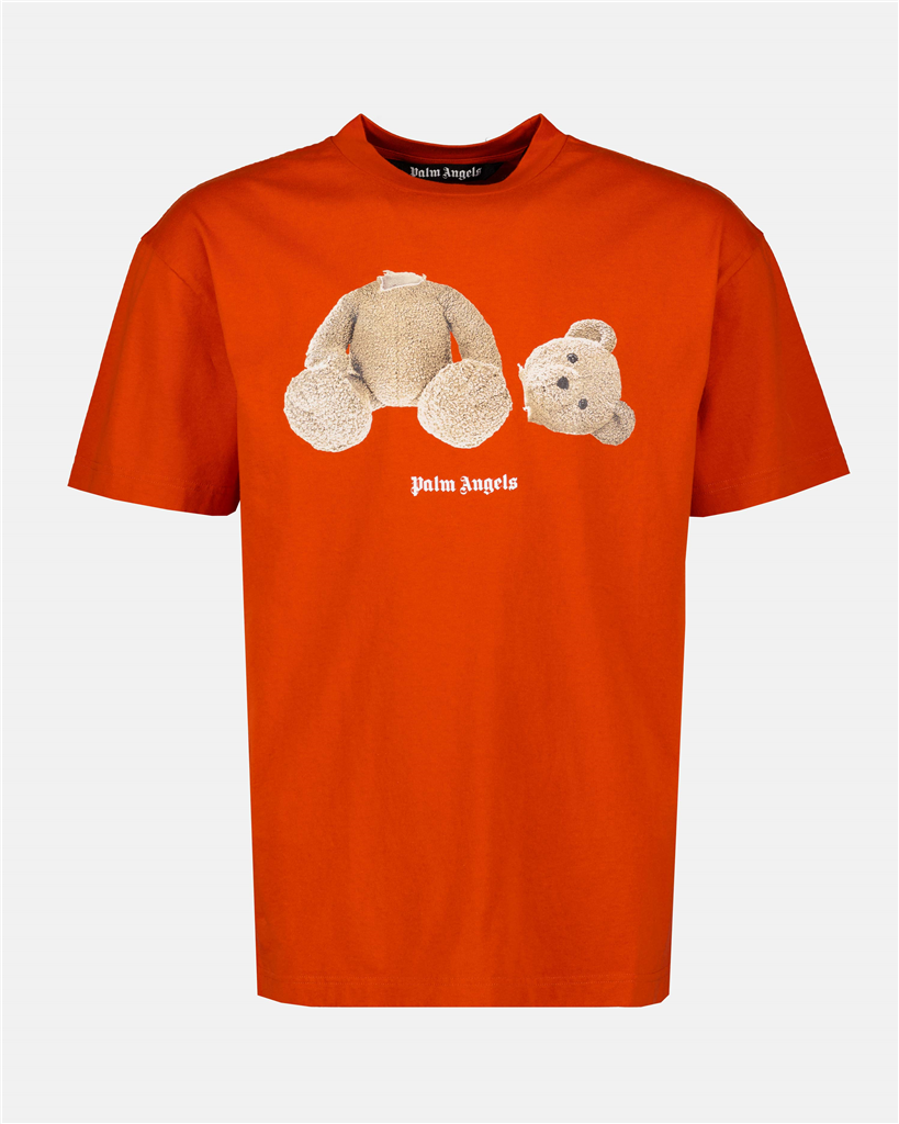 Camisetas T-shirt Bear Palm Angels Rojo Homme